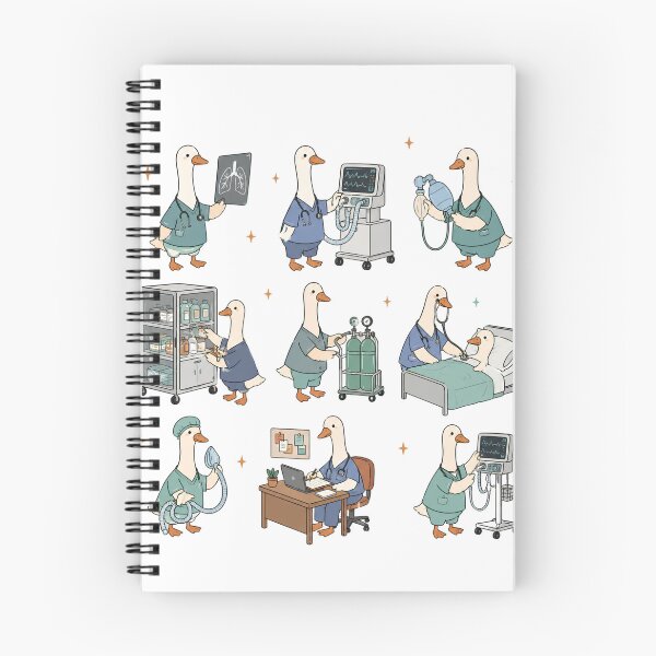 Item preview, Silly Goose Respiratory Therapist Cartoon designed and sold by VGAfanatic.