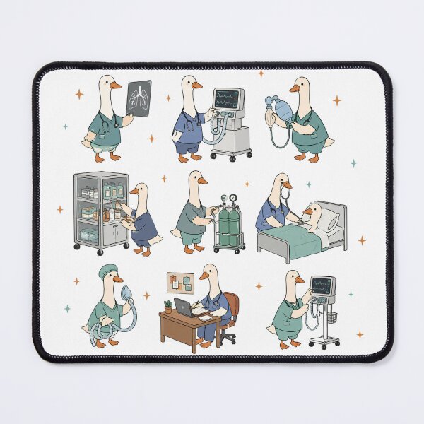 Item preview, Silly Goose Respiratory Therapist Cartoon designed and sold by VGAfanatic.