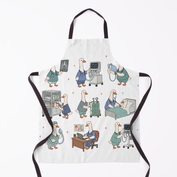 Item preview, Silly Goose Respiratory Therapist Cartoon designed and sold by VGAfanatic.