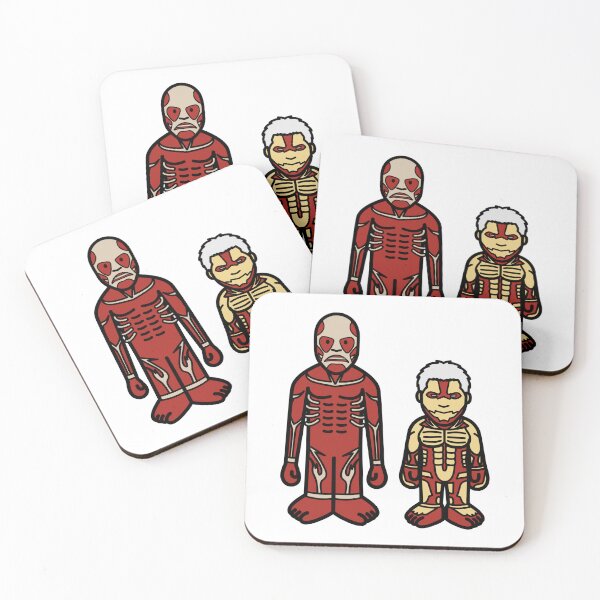 Item preview, COLOSSAL TITAN & ARMORED TITAN designed and sold by PLAYAPARADISE.