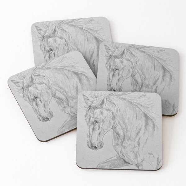Item preview, Running Fearless, Horse Portrait designed and sold by _Esmi_Art.