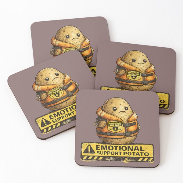 Item preview, emotional support potato designed and sold by PR7M.