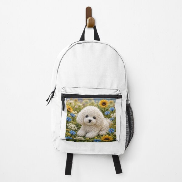 Item preview,  Little dog in a field of flowers designed and sold by Galart58.