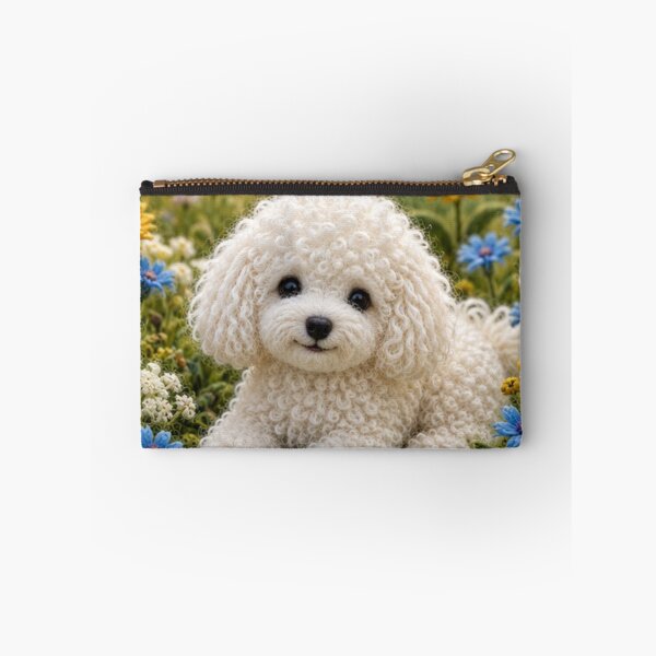 Item preview,  Little dog in a field of flowers designed and sold by Galart58.