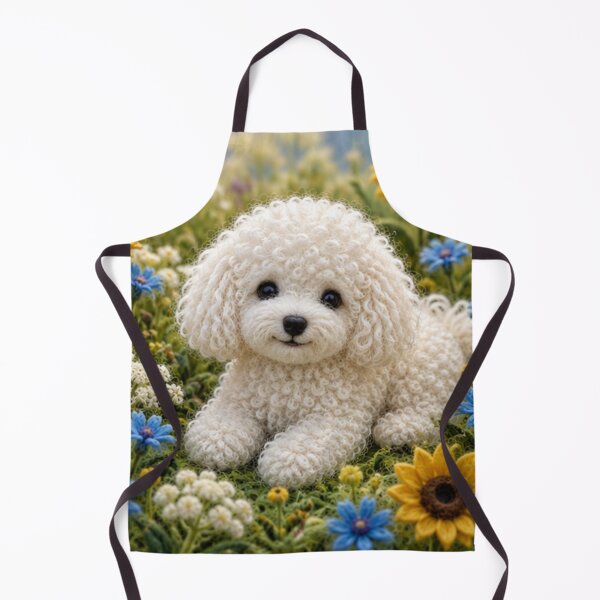 Item preview, Little dog in a field of flowers designed and sold by Galart58.