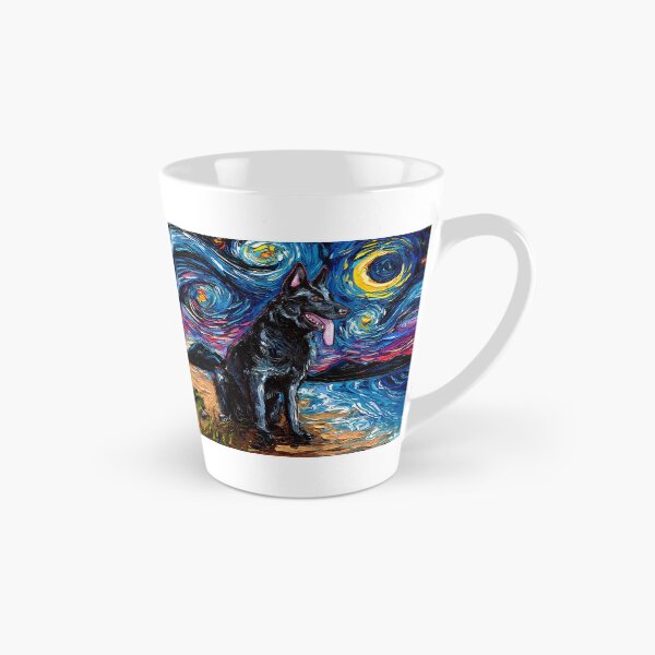 Item preview, Black German Shepherd Night designed and sold by AjaTrier.