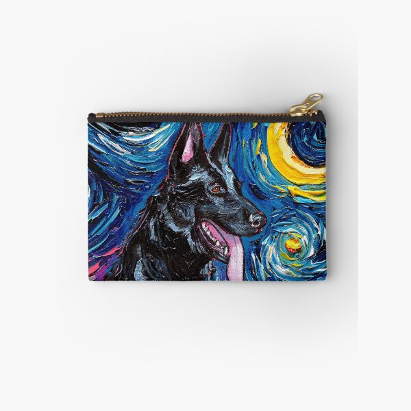 Item preview, Black German Shepherd Night designed and sold by AjaTrier.