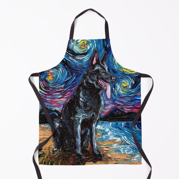 Item preview, Black German Shepherd Night designed and sold by AjaTrier.