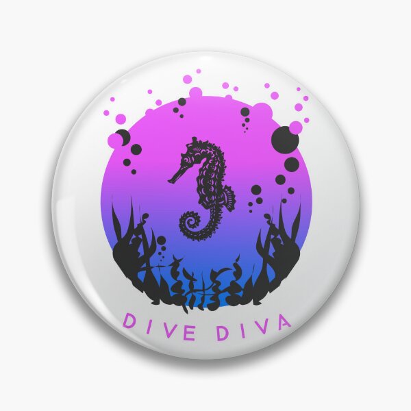 Item preview, Dive Diva Seahorse designed and sold by bebebolo.