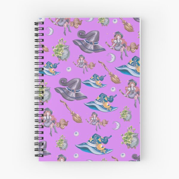 Item preview, Cute magic seamless pattern with wizard hats and potion bottles designed and sold by TheQuoteStudio.