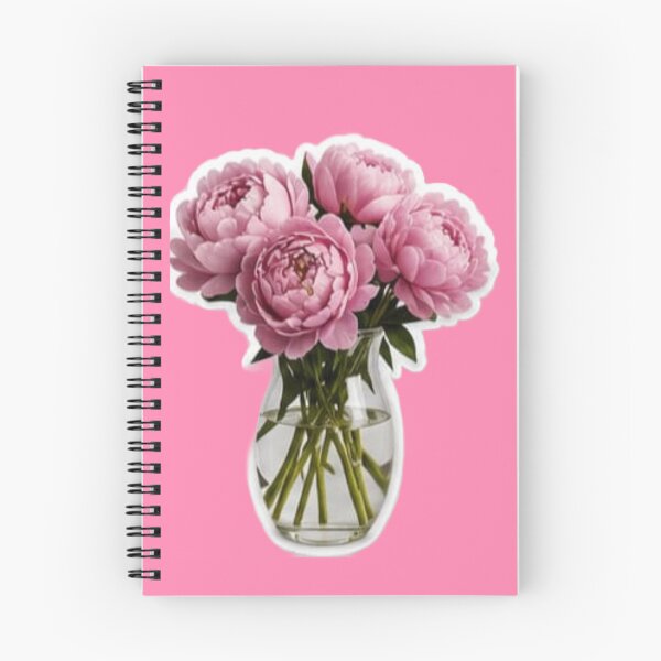 Item preview, Romantic Pink Peonies Bouquet - Elegant Flower Vase Sticker designed and sold by Scro-Ciob-Shop.