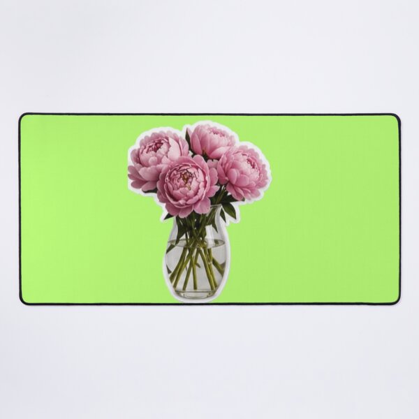 Item preview, Romantic Pink Peonies Bouquet - Elegant Flower Vase Sticker designed and sold by Scro-Ciob-Shop.