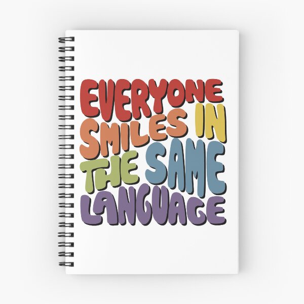 Item preview, Copy of Everyone Smiles in the Same Language Word Art designed and sold by Unhinged Heather.