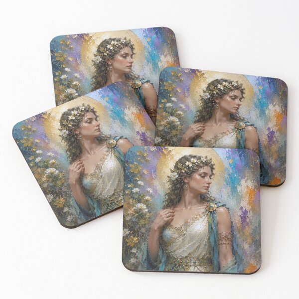 Item preview, Greek Goddess Maia painting. designed and sold by GalleryKauffeld.