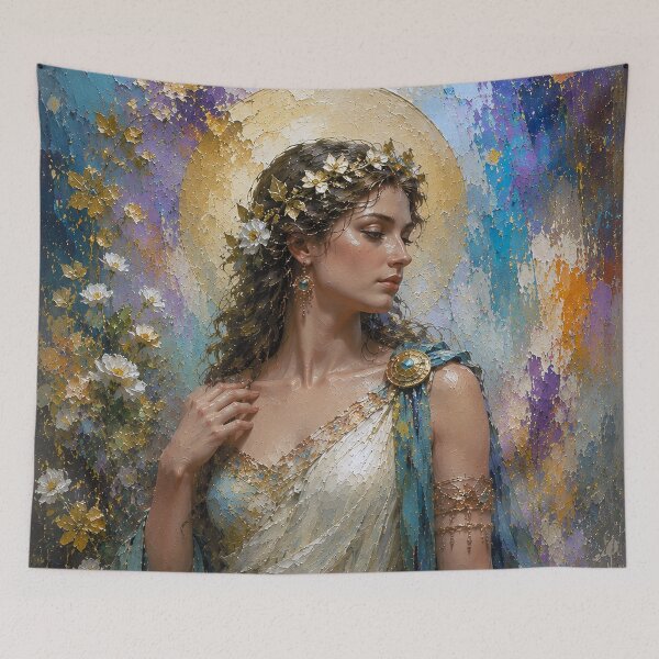 Item preview, Greek Goddess Maia painting. designed and sold by GalleryKauffeld.