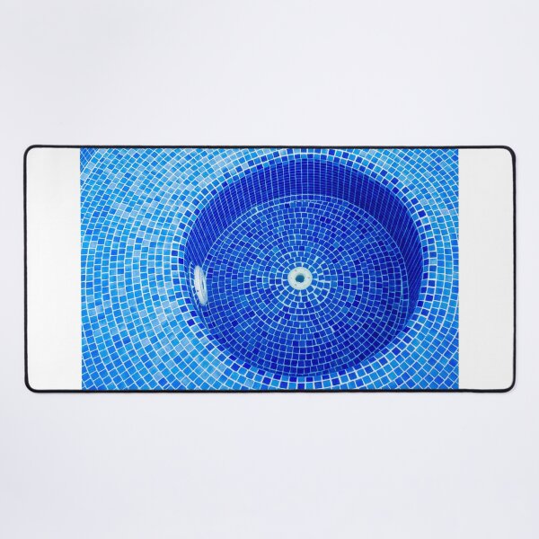 Item preview, Bubbling Blue Pool Water Over Mosaic Tiles With Whirlpool Jets Creating Foam and Motion designed and sold by Nmallia.