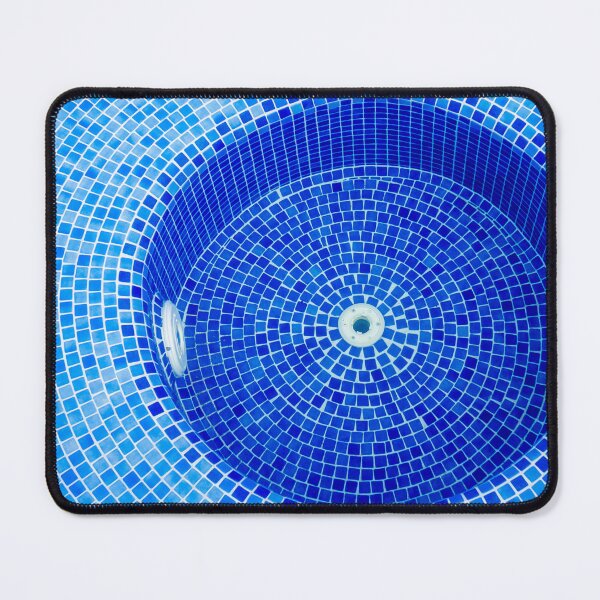 Item preview, Bubbling Blue Pool Water Over Mosaic Tiles With Whirlpool Jets Creating Foam and Motion designed and sold by Nmallia.