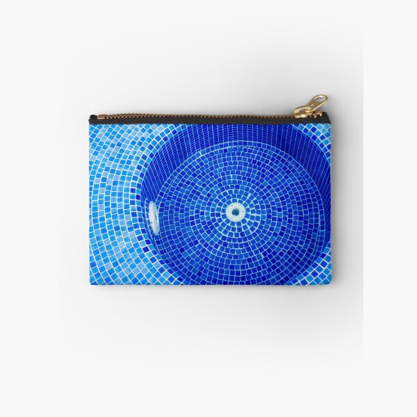 Item preview, Bubbling Blue Pool Water Over Mosaic Tiles With Whirlpool Jets Creating Foam and Motion designed and sold by Nmallia.