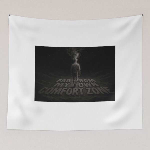 Item preview, Far From My Own Comfort Zone - Smoking Silhouette designed and sold by AcosDesign.
