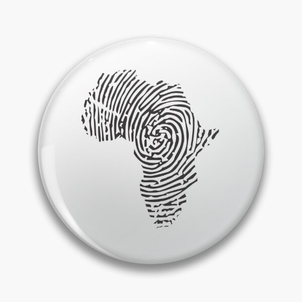 Item preview, Africa Map Fingerprint Silhouette Graphic designed and sold by Macias123.