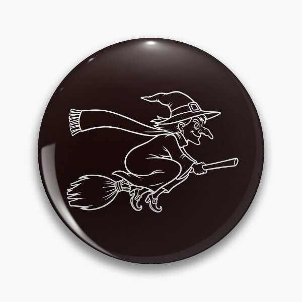 Item preview, Flying Halloween Witch Illustration designed and sold by ArtPer-design.