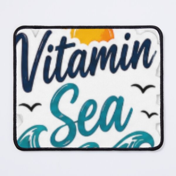 Item preview, Vitamin Sea – Summer Beach Waves Typography | Cute Summer Vacation Design designed and sold by ser-Ile.