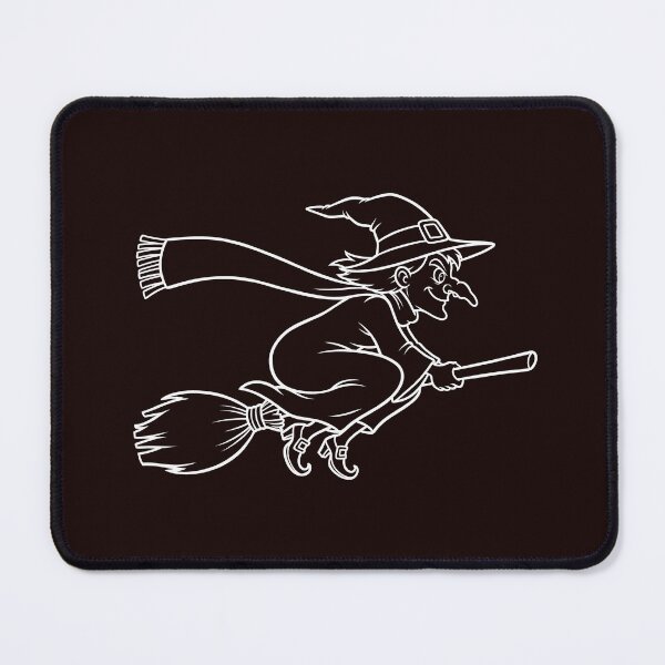 Item preview, Flying Halloween Witch Illustration designed and sold by ArtPer-design.