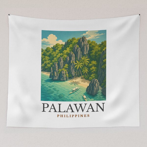 Item preview, Palawan - Philippines  designed and sold by GoodOldVintage.