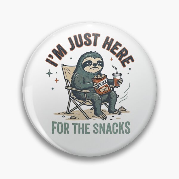 Item preview, I'm Just Here for the Snacks designed and sold by WesWay.