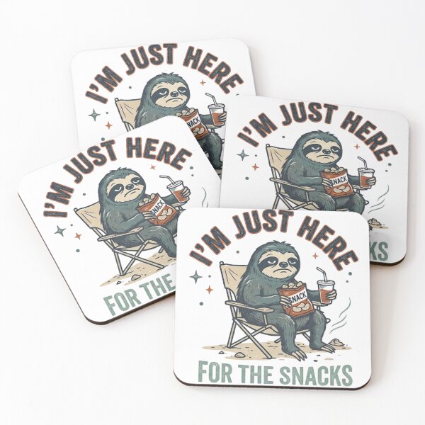 Item preview, I'm Just Here for the Snacks designed and sold by WesWay.
