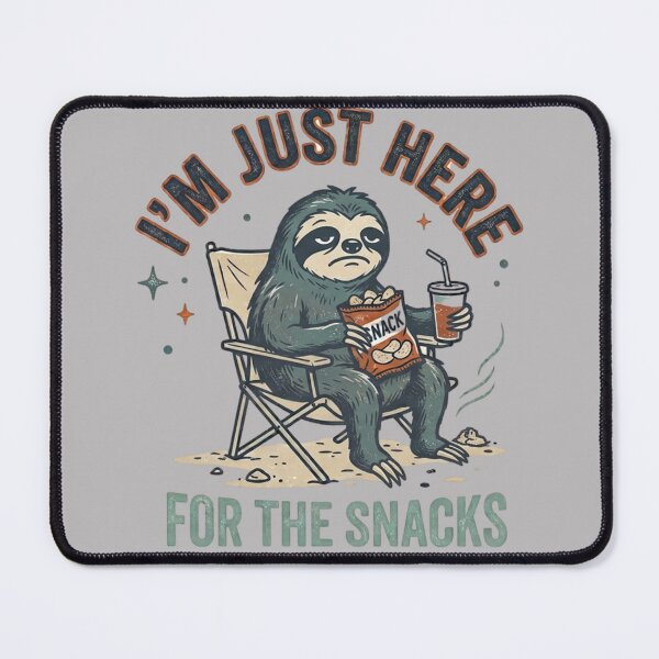 Item preview, I'm Just Here for the Snacks designed and sold by WesWay.