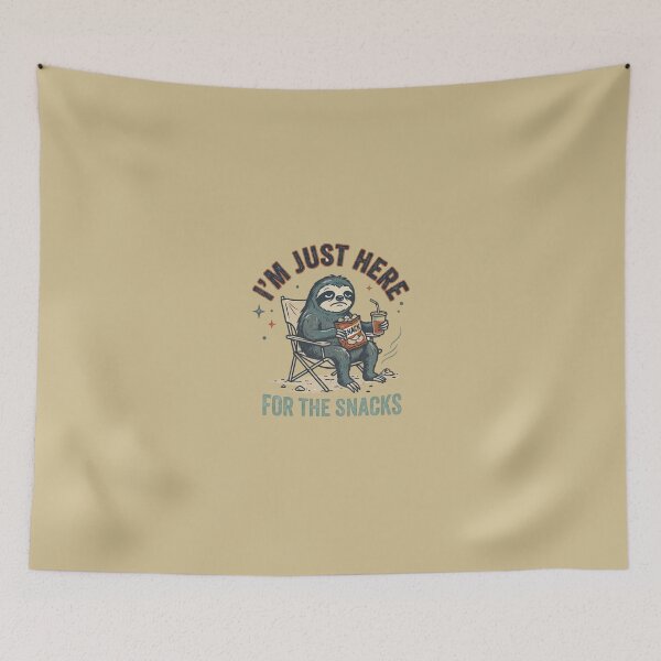 Item preview, I'm Just Here for the Snacks designed and sold by WesWay.