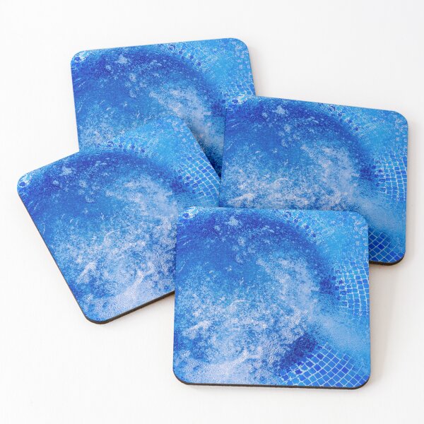 Item preview, Bubbling Blue Pool Water Over Mosaic Tiles With Whirlpool Jets Creating Foam and Motion designed and sold by Nmallia.