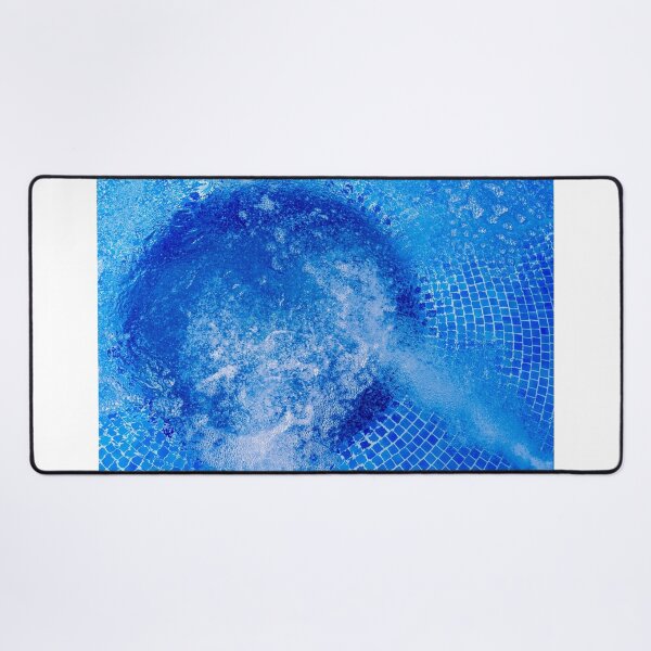 Item preview, Bubbling Blue Pool Water Over Mosaic Tiles With Whirlpool Jets Creating Foam and Motion designed and sold by Nmallia.