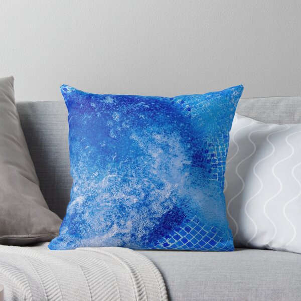 Item preview, Bubbling Blue Pool Water Over Mosaic Tiles With Whirlpool Jets Creating Foam and Motion designed and sold by Nmallia.