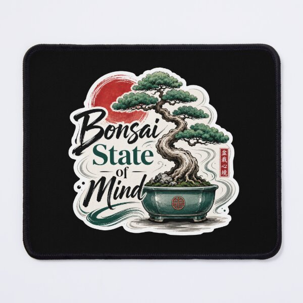 Item preview, Bonsai State of Mind – Japanese Zen Tree designed and sold by Sketchlegacy.