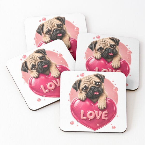 Item preview, Pug Love – It doesn't get more love than this! designed and sold by Peter Kaul.