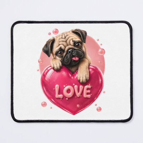 Item preview, Pug Love – It doesn't get more love than this! designed and sold by Peter Kaul.