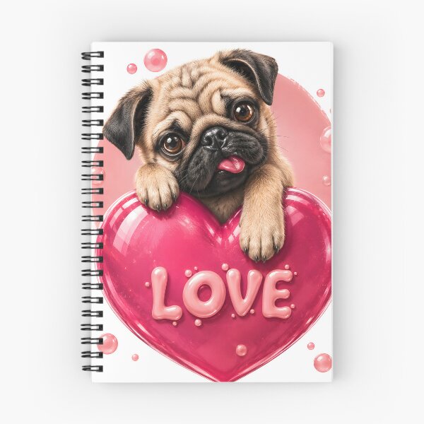Item preview, Pug Love – It doesn't get more love than this! designed and sold by Peter Kaul.