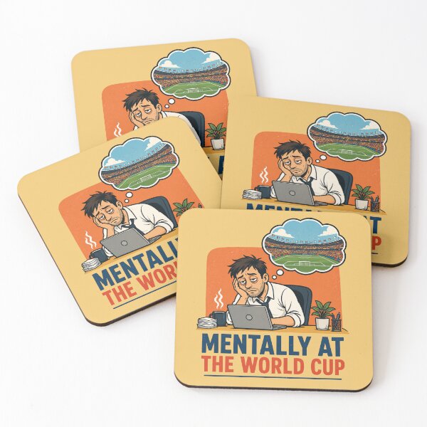 Item preview, Mentally At The World Cup designed and sold by MonkiFlipp.