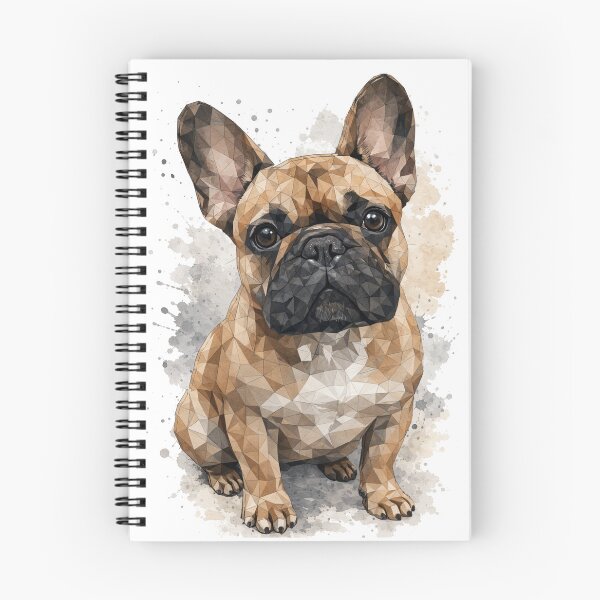 Item preview, Low Poly Frenchie Dog Illustration Modern Pet Lover Gift designed and sold by shallia.