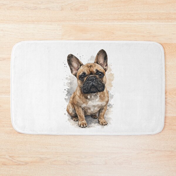 Item preview, Low Poly Frenchie Dog Illustration Modern Pet Lover Gift designed and sold by shallia.