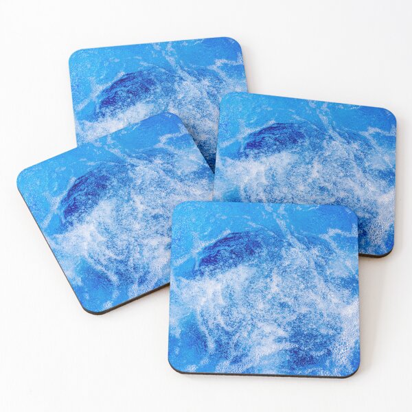Item preview, Bubbling Blue Pool Water Over Mosaic Tiles With Whirlpool Jets Creating Foam and Motion designed and sold by Nmallia.