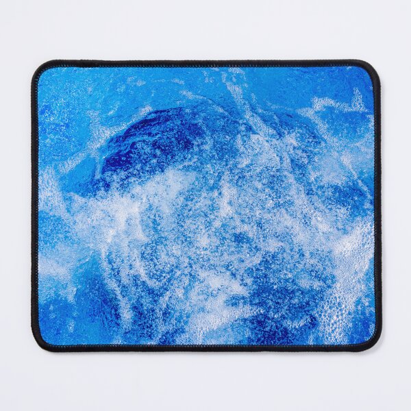 Item preview, Bubbling Blue Pool Water Over Mosaic Tiles With Whirlpool Jets Creating Foam and Motion designed and sold by Nmallia.