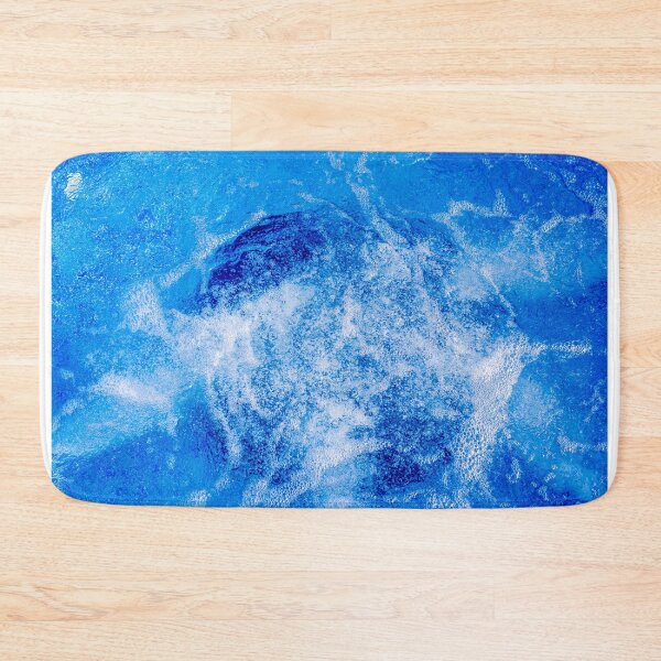 Item preview, Bubbling Blue Pool Water Over Mosaic Tiles With Whirlpool Jets Creating Foam and Motion designed and sold by Nmallia.