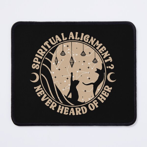 Item preview, Spiritual Alignment Never Heard Of Her - Funny Celestial Cat designed and sold by the-Z3nith.