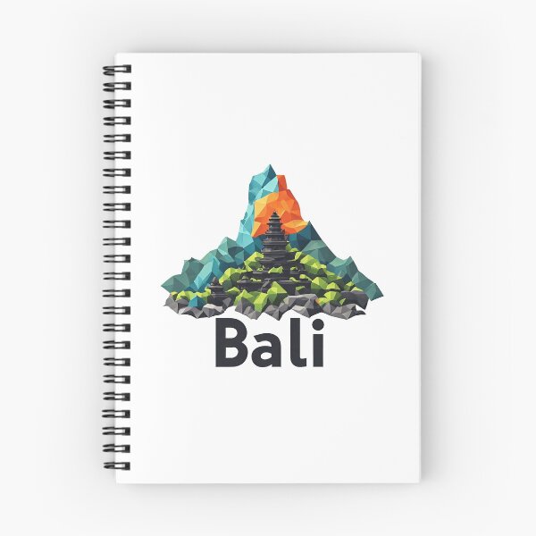 Item preview, Copy of Bali Indonesia Travel Poster - Abstract Tropical Island Temple Art designed and sold by OzzFrequency.