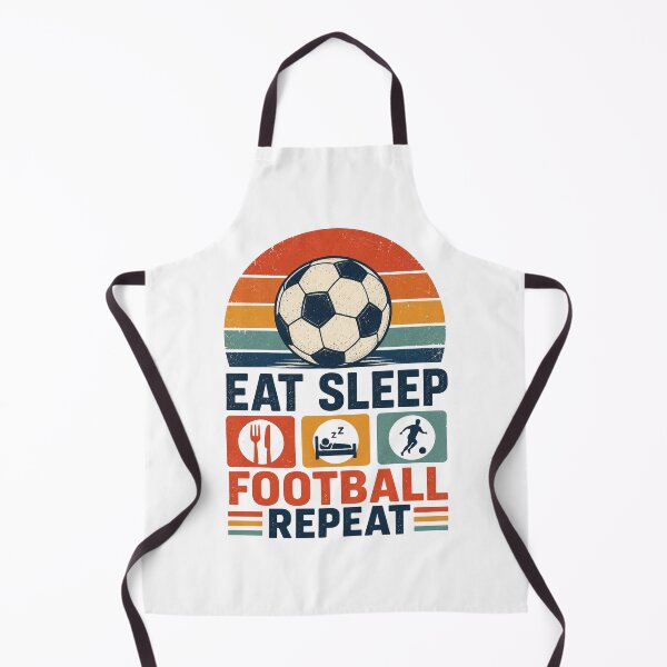 Item preview, Eat Sleep Football Repeat Vintage designed and sold by MonkiFlipp.