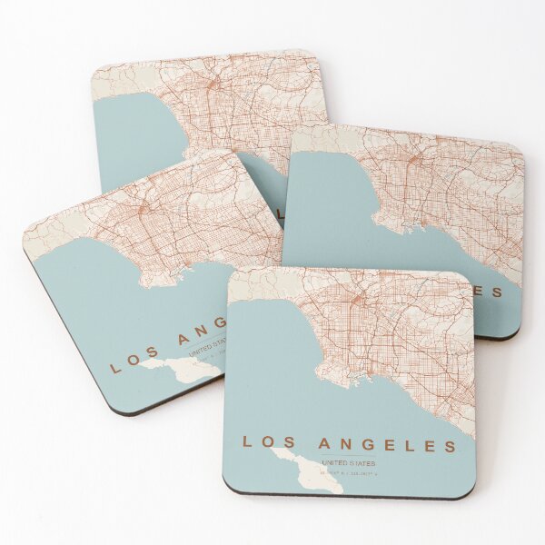 Item preview, Boho Los Angeles Terracotta Map designed and sold by cosmoroutine.
