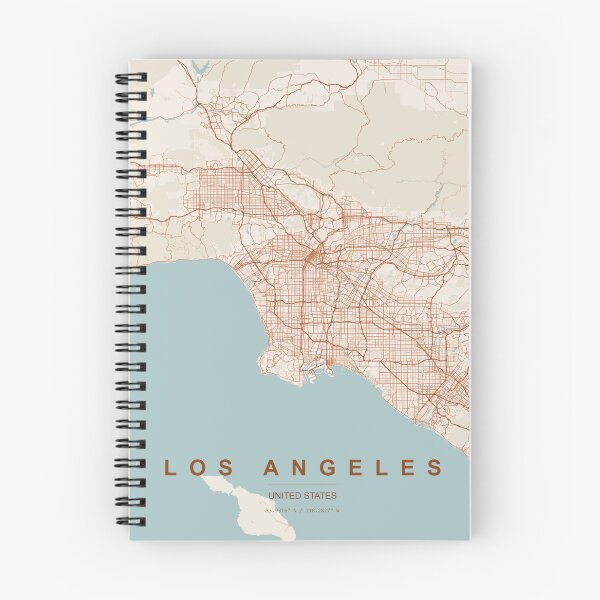 Item preview, Boho Los Angeles Terracotta Map designed and sold by cosmoroutine.